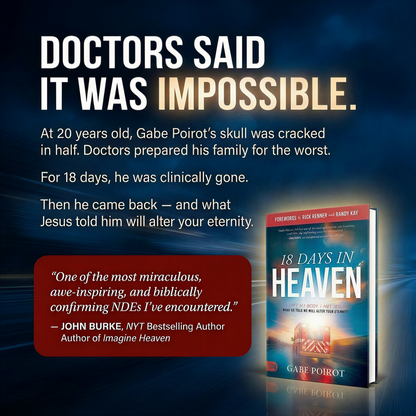 18 Days in Heaven book – Christian faith gift for believers, life after death testimony