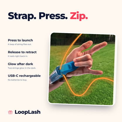 LoopLash Glow String Launcher (5 Strings, USB-C)