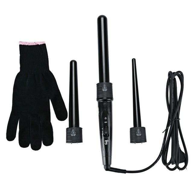 3 In 1 Hair Curlers Interchangeable